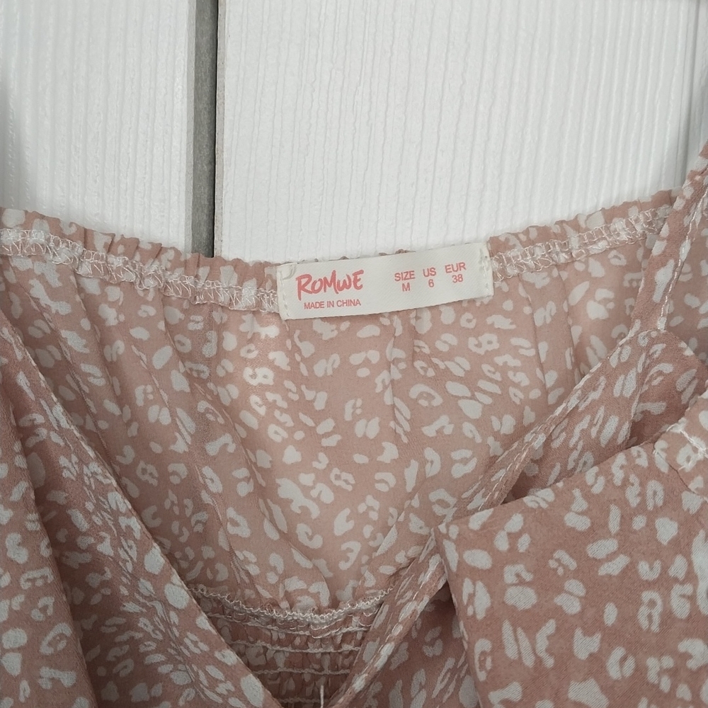 ROMWE Blush Pink Women's Top